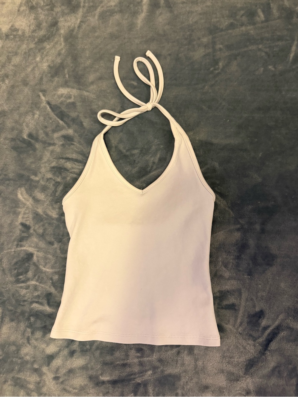 wild fable Cream Halter V-Neck Tank Top